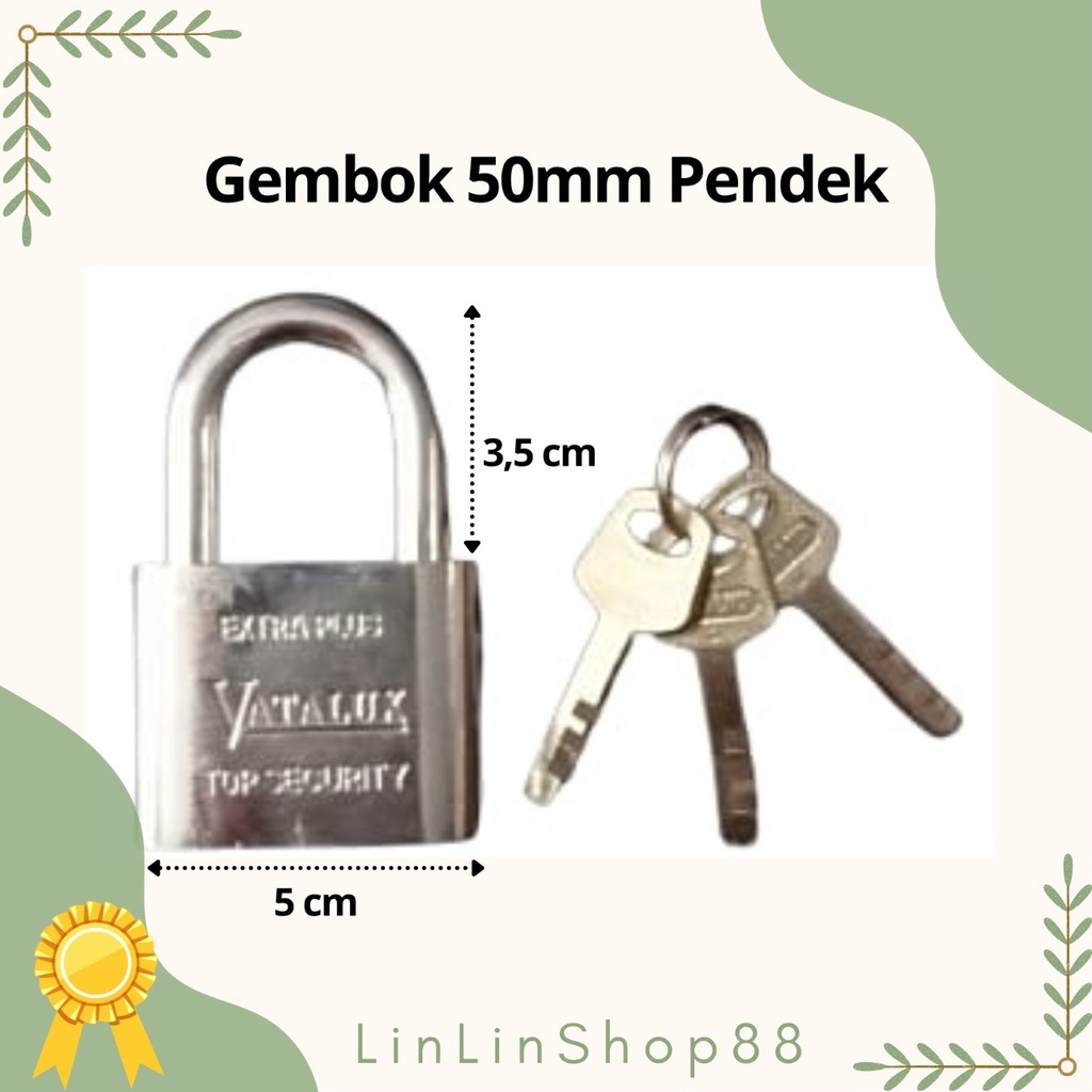 Gembok Rumah / Toko Okawa 50mm Pendek