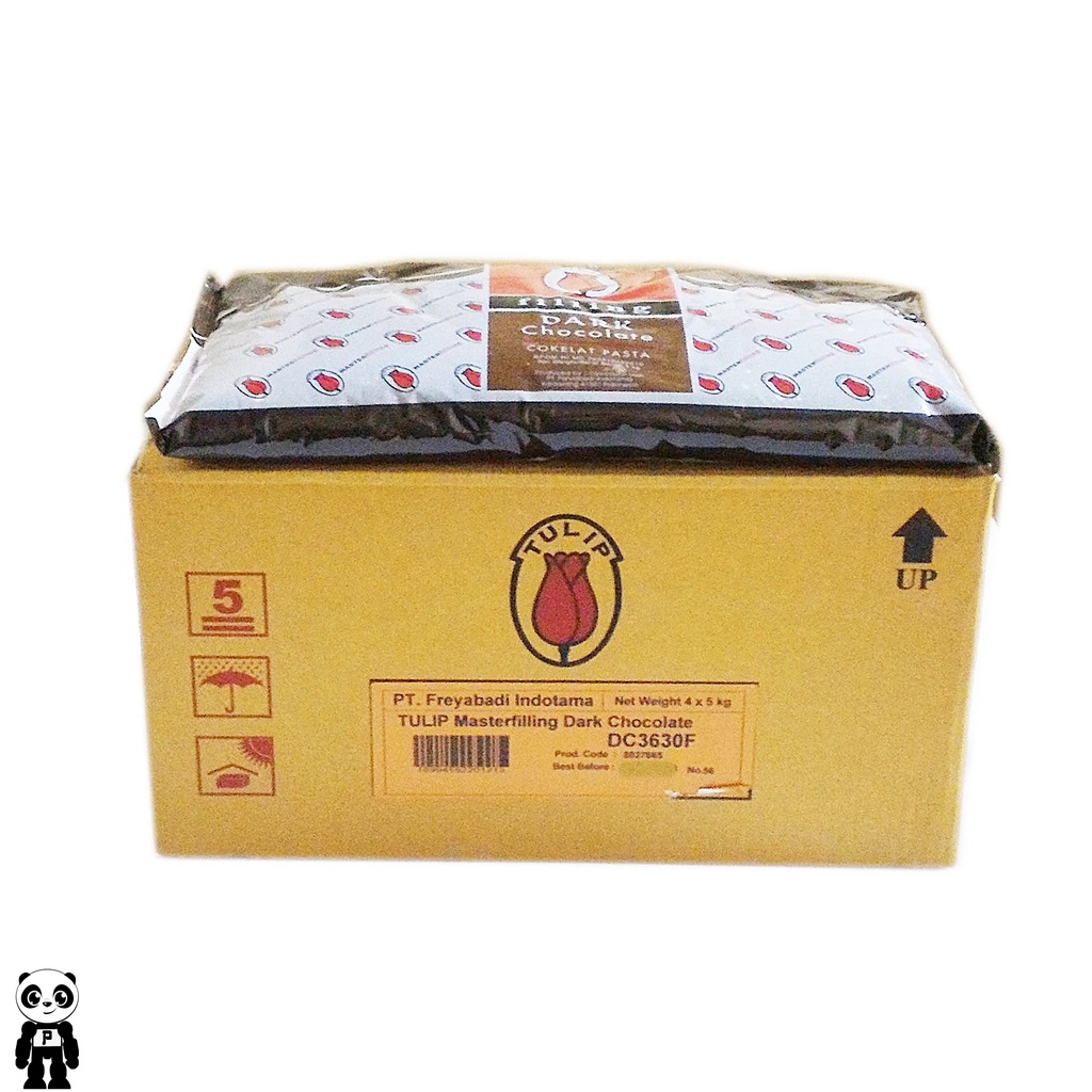 

Tulip Master Filling Coklat Pasta 1 Karton isi 4 X 5Kg Coklat Isian