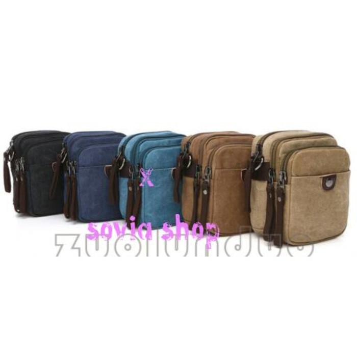 TAS KANVAS  SELEMPANG/ TAS KAIN/TAS HP