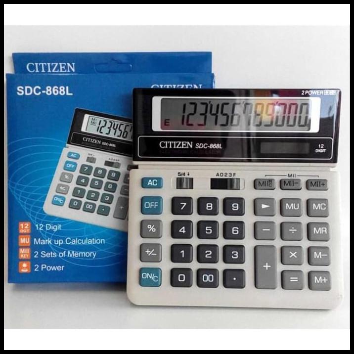 

Kalkulator Citizen Sdc 868 L / Calculator Citizen 12 Digit 868 L