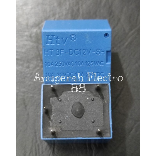 Relay 5P 12v Biru 5 Pin HTV