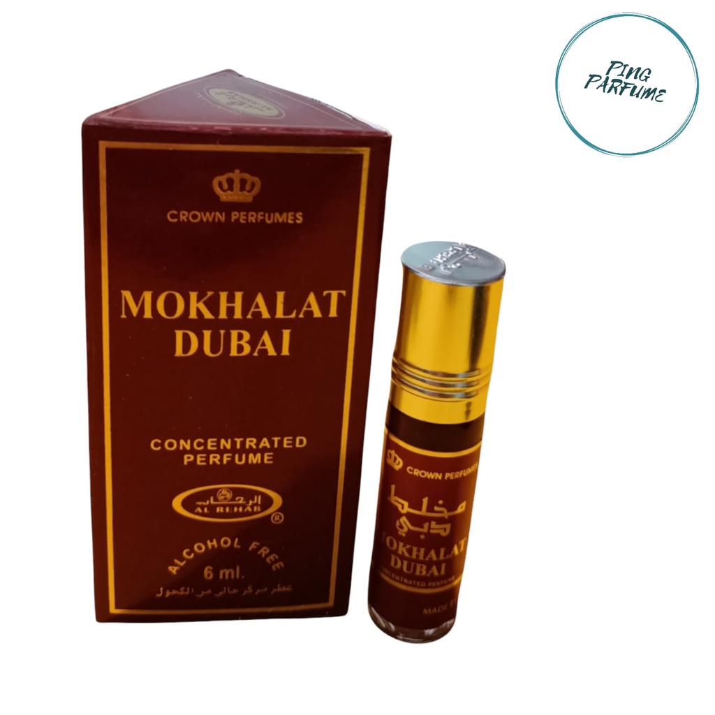 Parfum Arab Mokhalat Dubai Al-rehab kemasan 6ml