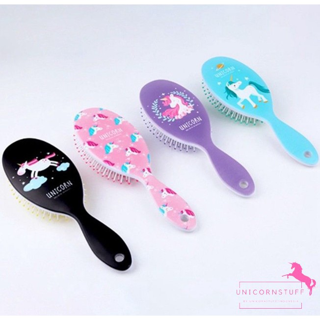 Sisir Rambut Unicorn Anak Kado Hadiah Perempuan Cewek