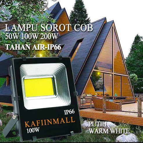 LAMPU SOROT COB 50W/100W outdoor flood light/ kap sorot