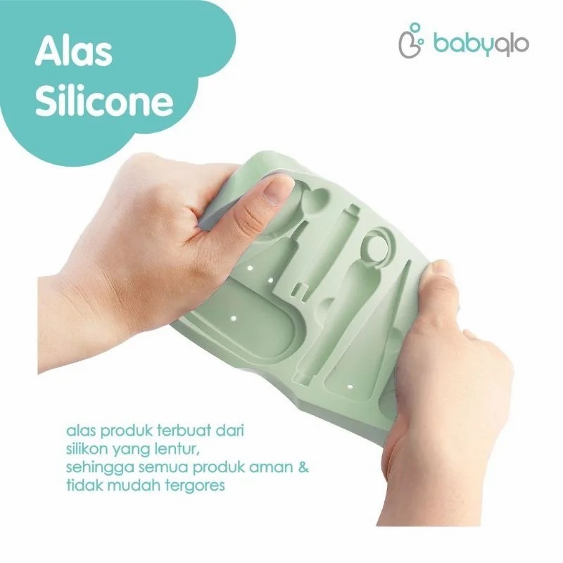 Babyqlo 6In1 Manicure Set / Care Set (Perlengkapan Manikur Bayi 6In1)