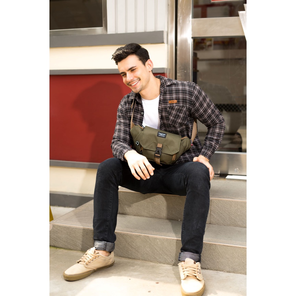 EXCLUSIVE HEYLOOK - TAS SELEMPANG PRIA ROCKY