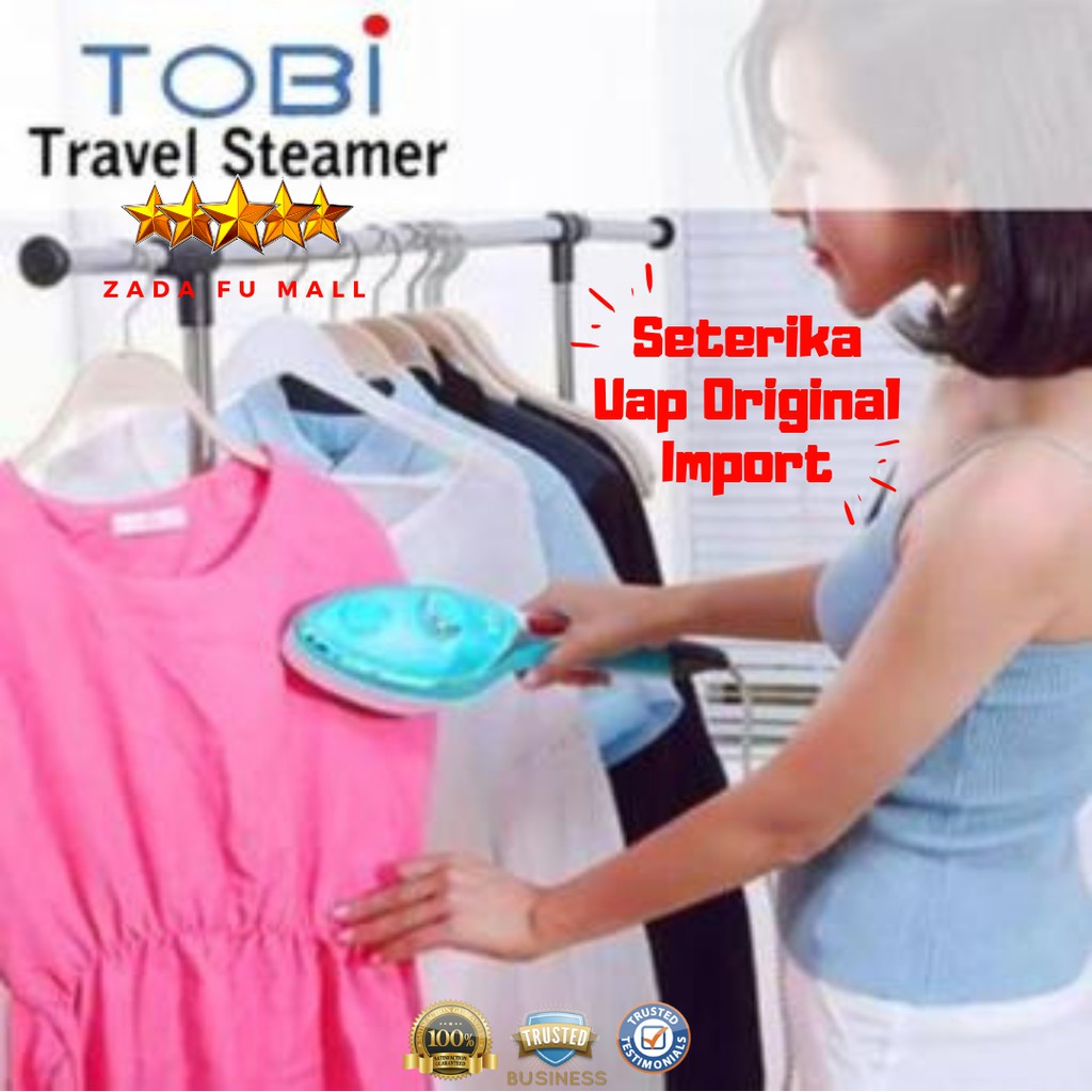 Setrika Uap Tobi Listrik Seterika Steamer Laundry Travel Iron Elektrik Terlaris