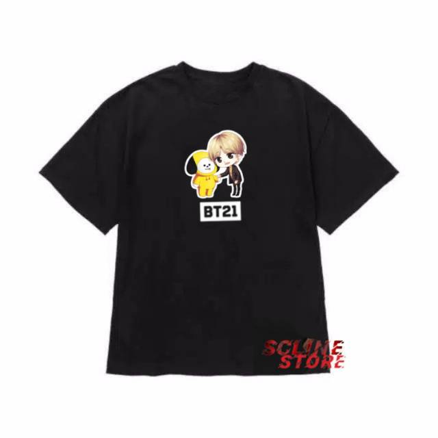 Kaos Baju Anak BT21 BTS Chimmy Jimin/Kaos T-shirt Anak BT21 BTS Chimmy Jimin