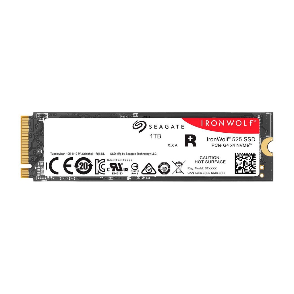 SEAGATE IRONWOLF 525 SSD 1TB M.2 2280 NVME NAS SSD