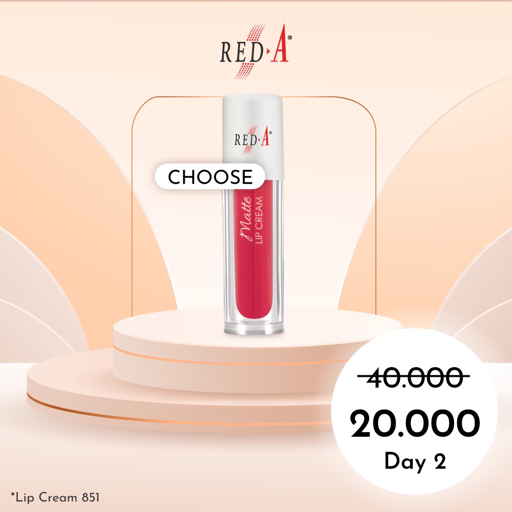 Red A Lip Cream Matte Viva Cosmetics