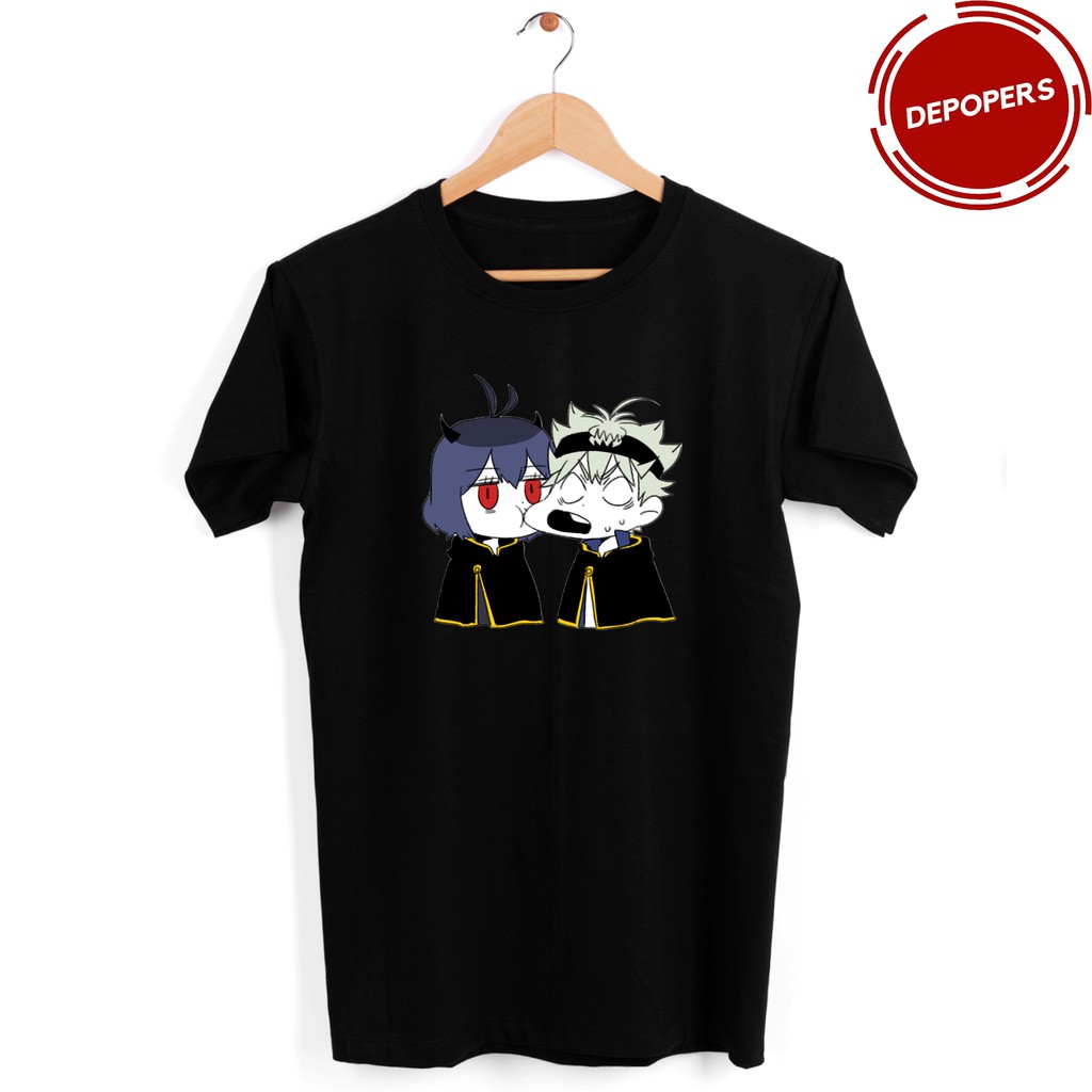 ANIME BLACK CLOVER BAJU KAOS LUCU ASTA NERO BIRD