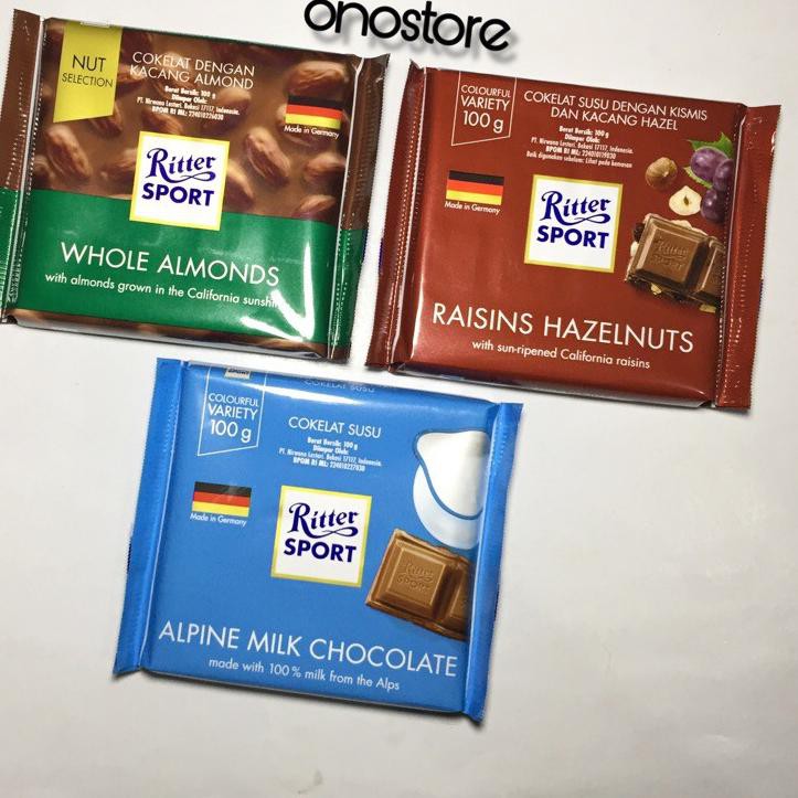 

Termurah Ritter Sport 100gram / 100gr / 100