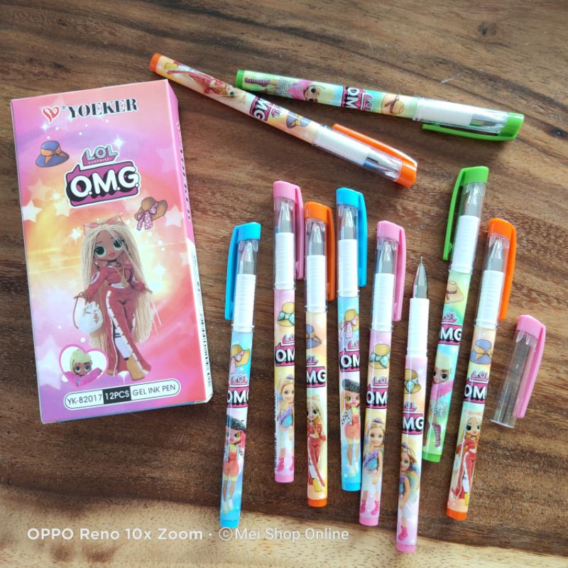 

Isi 12 pcs Pulpen Karakter Cewek Girl L0L Lucu Temurah
