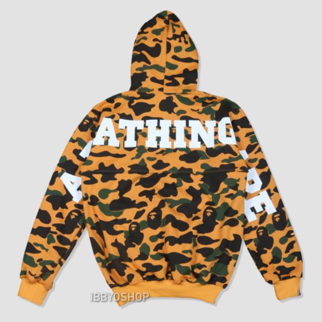 Jaket Sweater Hoodie Bape Camo Premium Quality