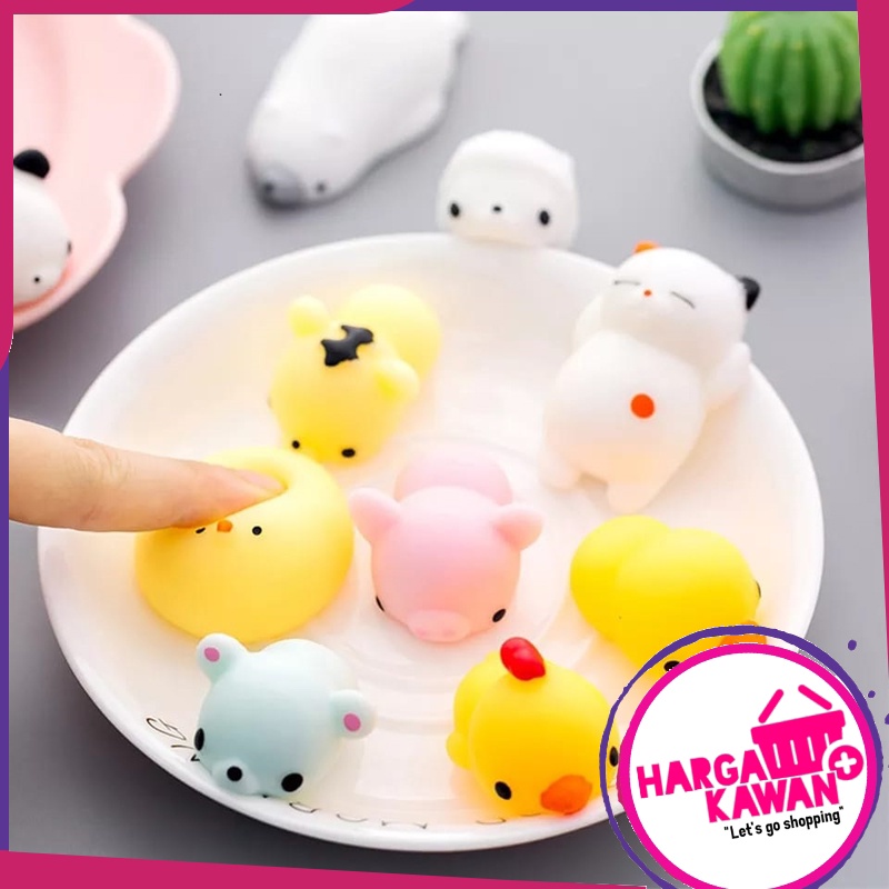 Mainan Squishy Mini Karakter Binatang Lucu Pilih Karakter Kesukaan mu