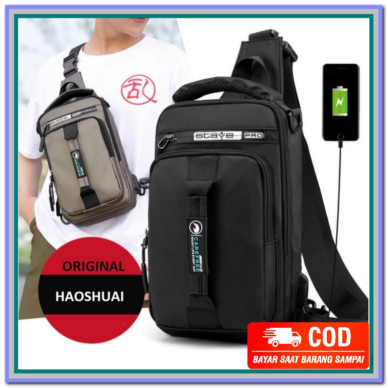 Tas Kecil Fashion Pria Branded Berkualitas No Kw Original Clothin MS391 Ts155 Tas Selempang Casual