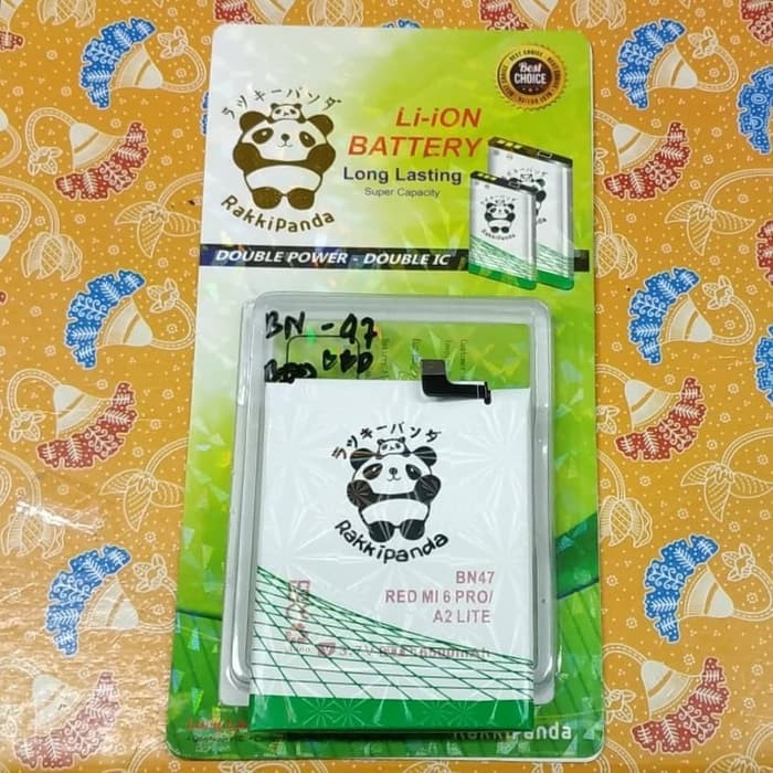 Baterai xiaomi redmi 6 pro a2 lite BN47 BN 47 rakkipanda battery batt