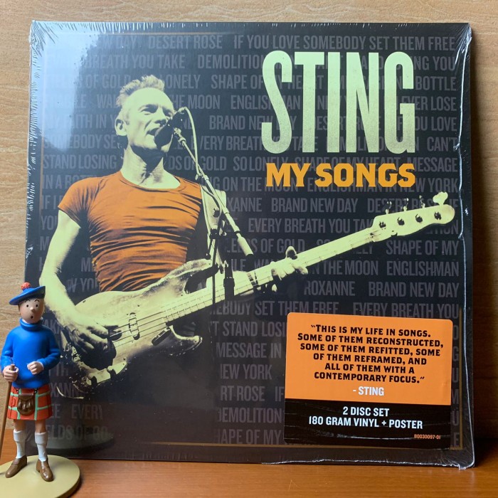 PIRINGAN HITAM / VINYL STING - MY SONGS (2LP,180G,BLCK)