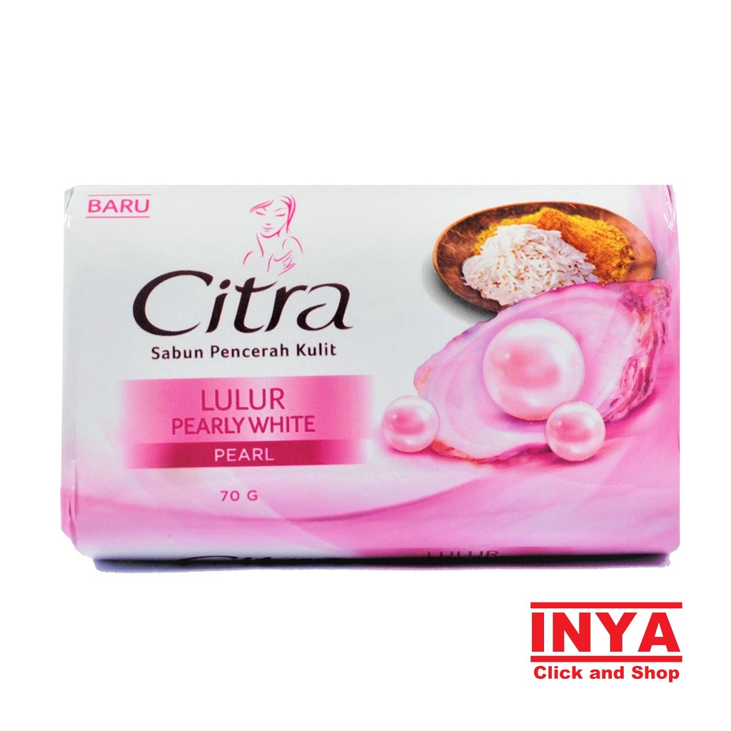 CITRA PEARL LULUR PEARLY WHITE SABUN PENCERAH KULIT 70gr - Sabun Batang