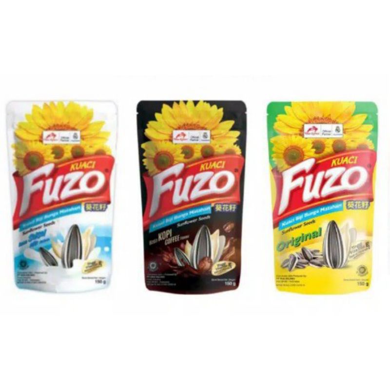 

Kuaci fuzo 150gr rasa Orignal milk kopi