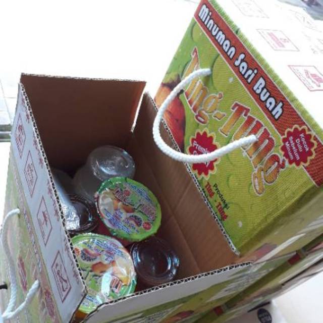 SARI APEL TING-TUNG 120 ml X 24 gelas OLEH OLEH KHAS MALANG