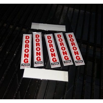 

A401Xjex Sticker Petunjuk Tarik/Dorong/Sign Label Push/Pull/Sign Board/Acrylic D501Cnf