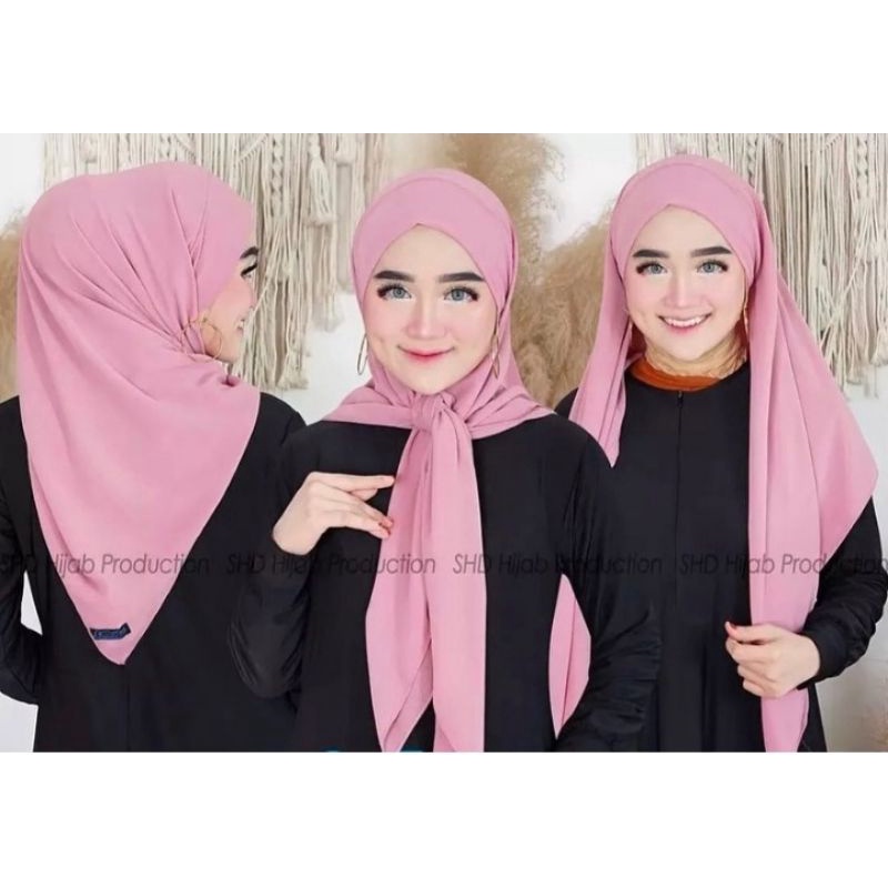 hijab segitiga instan malay/s3 malaysia melayu/hijab segitiga tali diamond
