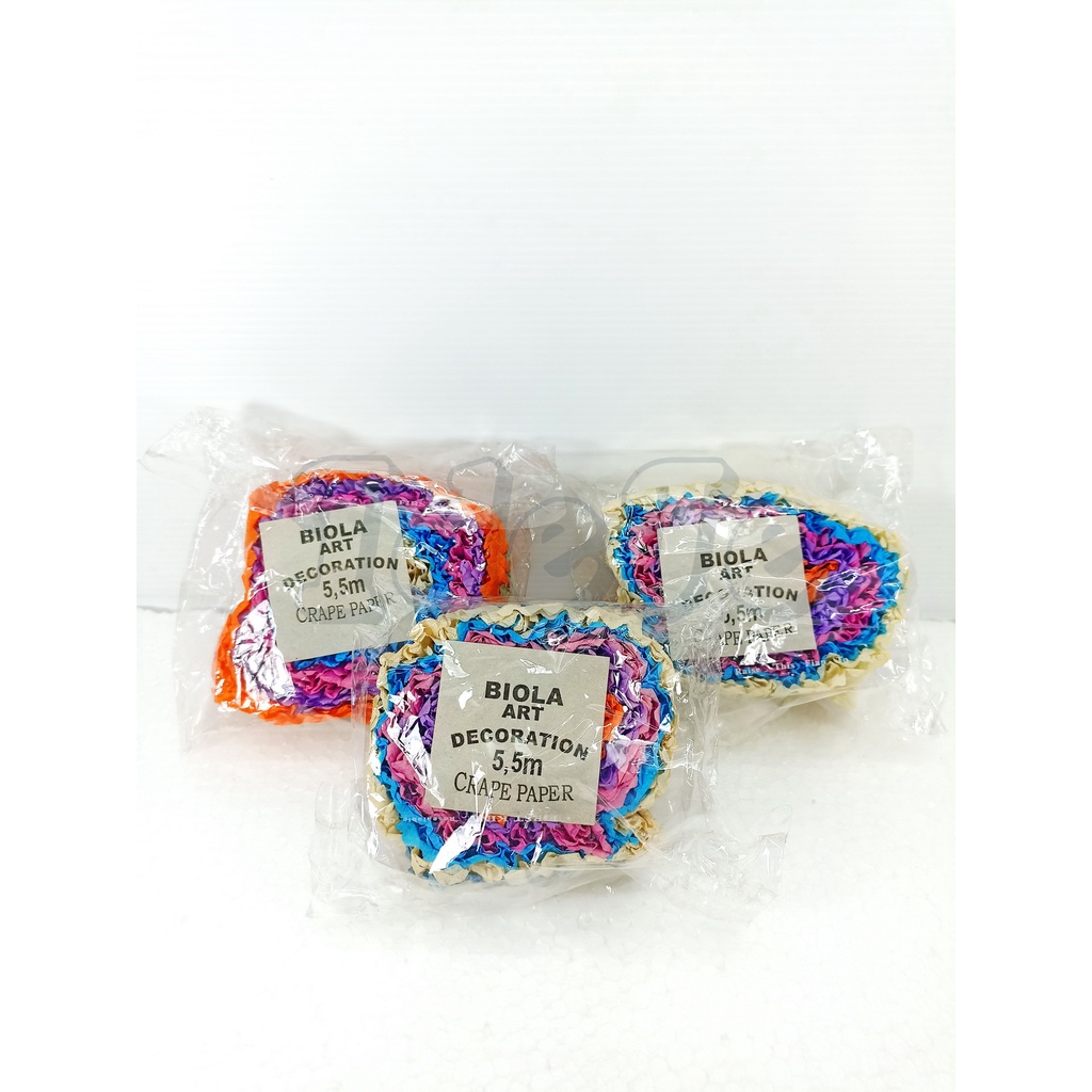 

KERTAS KREP KERUT DEKORASI