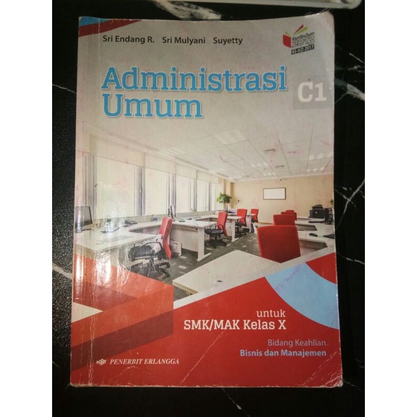 ADMINISTRASI UMUM KLS X Erlangga (BEKAS)
