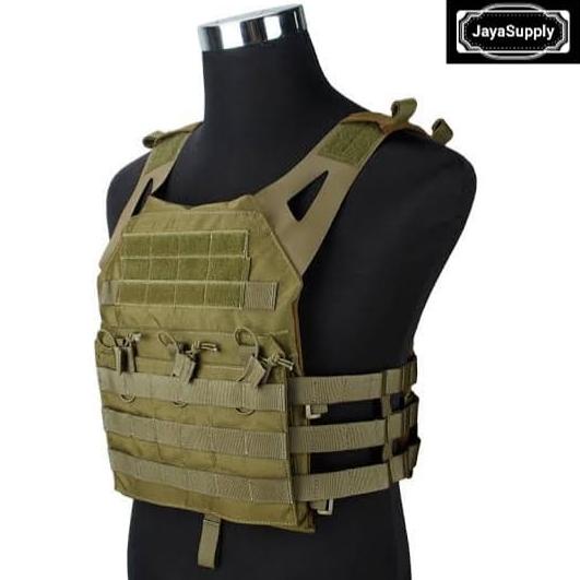 Rompi JPC Airsoft Tactical Vest FSBE CIRAS SPC Emerson Molle Armor OD