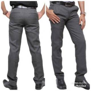  CELANA  BAHAN  SLIM  FIT  PRIA formal kantor bahan  WOLL 