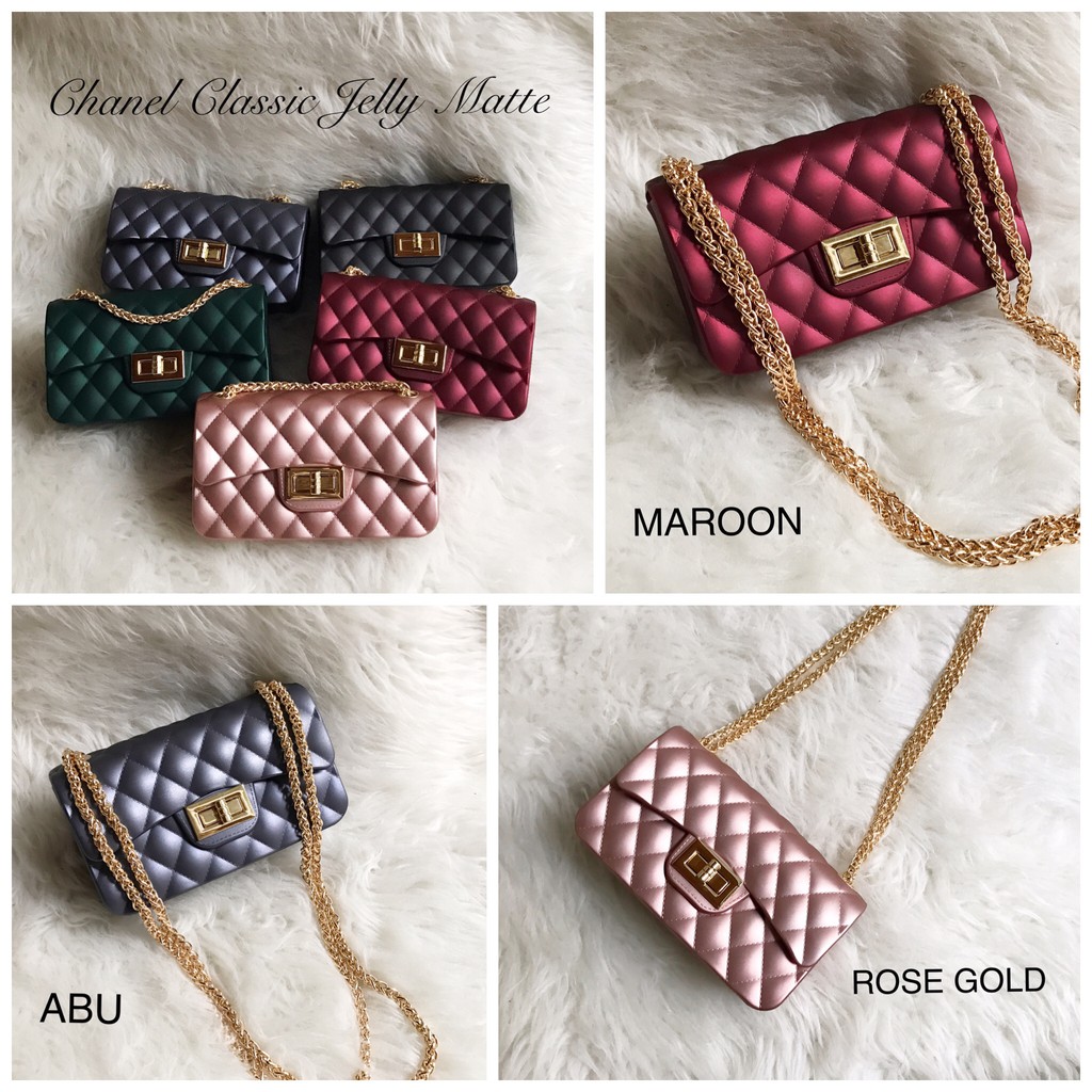 Tas Chanel Classic Mini Jelly Matte Channel Import 18cm