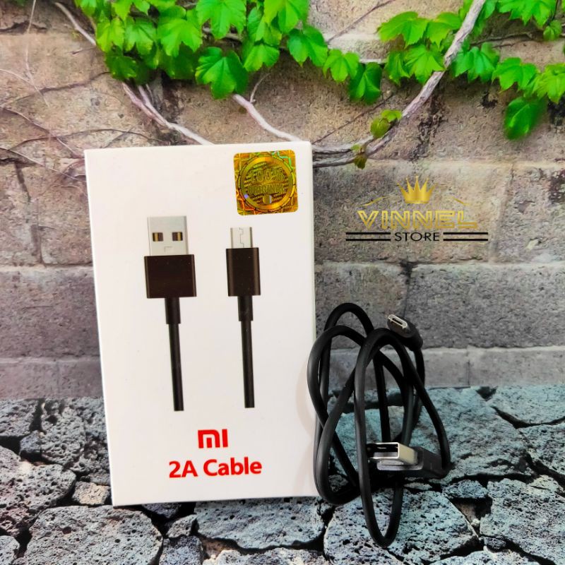 Kabel Data Xiaomi Original 100 % 2A Micro USB Fast Charging