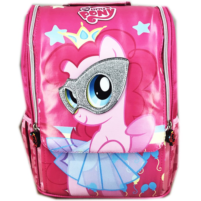 Tas Ransel Sekolah Anak TK Pony Pinkie Pie Full Motif Jepang Pink