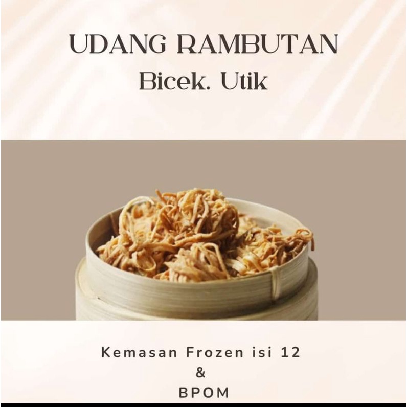 

Dimsum Udang Rambutan by Bicek Utik isi 12pcs