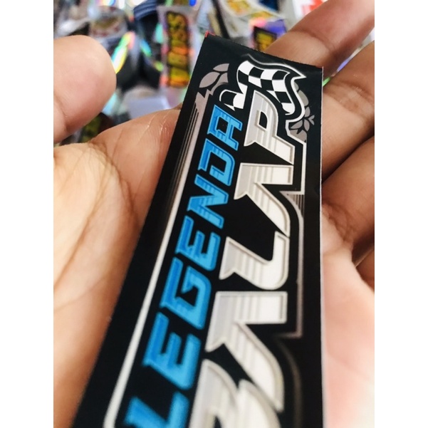 Stiker motor Racing Herex Vynil Anti Air Legenda Balap