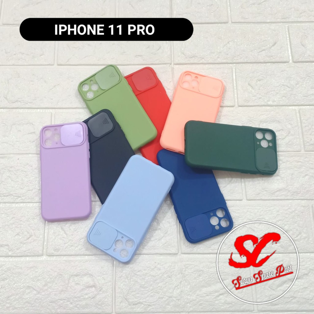 SOFTCASE SLIDE CAMERA PROTECTOR IPHONE 11 IPHONE 11 PRO IPHONE 11 PRO MAX - SC