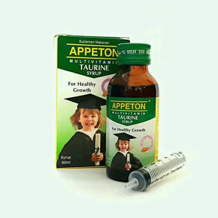 60Ml Appeton with Taurin Syrup/ Vitamin Anak untuk Cerdas