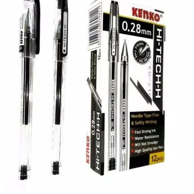 

GT973 Pulpen Kenko Hi-Tech-H Gel Pen SATUAN - Tinta HItam dan Biru 0.28 mm ypyr25