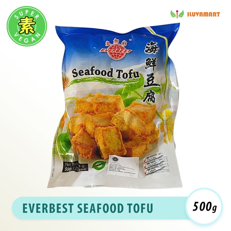 

Everbest Seafood Tofu 500gr / Tahu Hai Sien Tou Fu Vegetarian