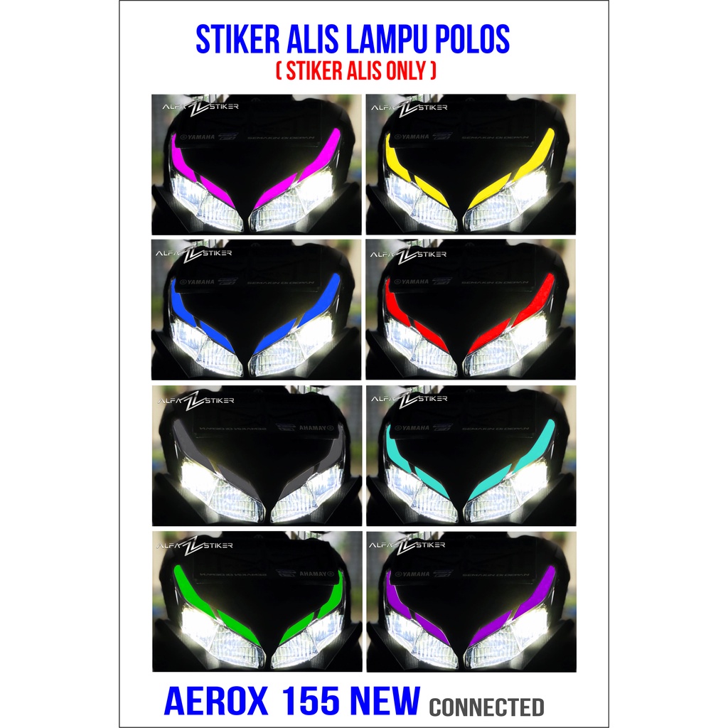 STIKER ALIS NEW AEROX 155 POLOS