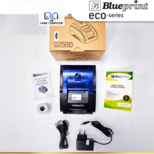 BP-ECO58D PRINTER BLUETOOTH THERMAL KASIR ECO 58D BLUEPRINT ECO58D ( USB + BT + RJ11 )