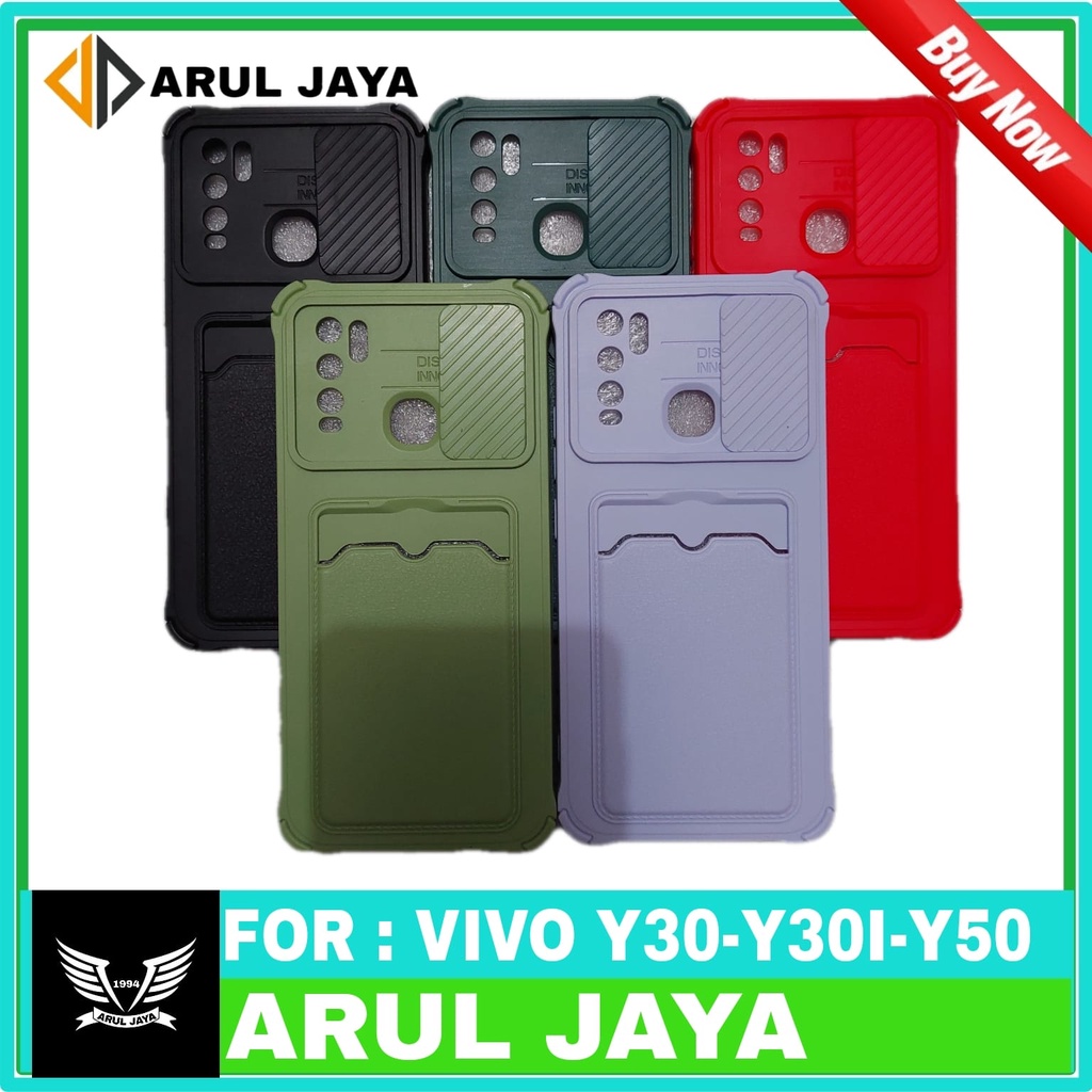 Case Vivo Y30-Y3Oi-Y50 Slide Camera and Slot Card Full Color