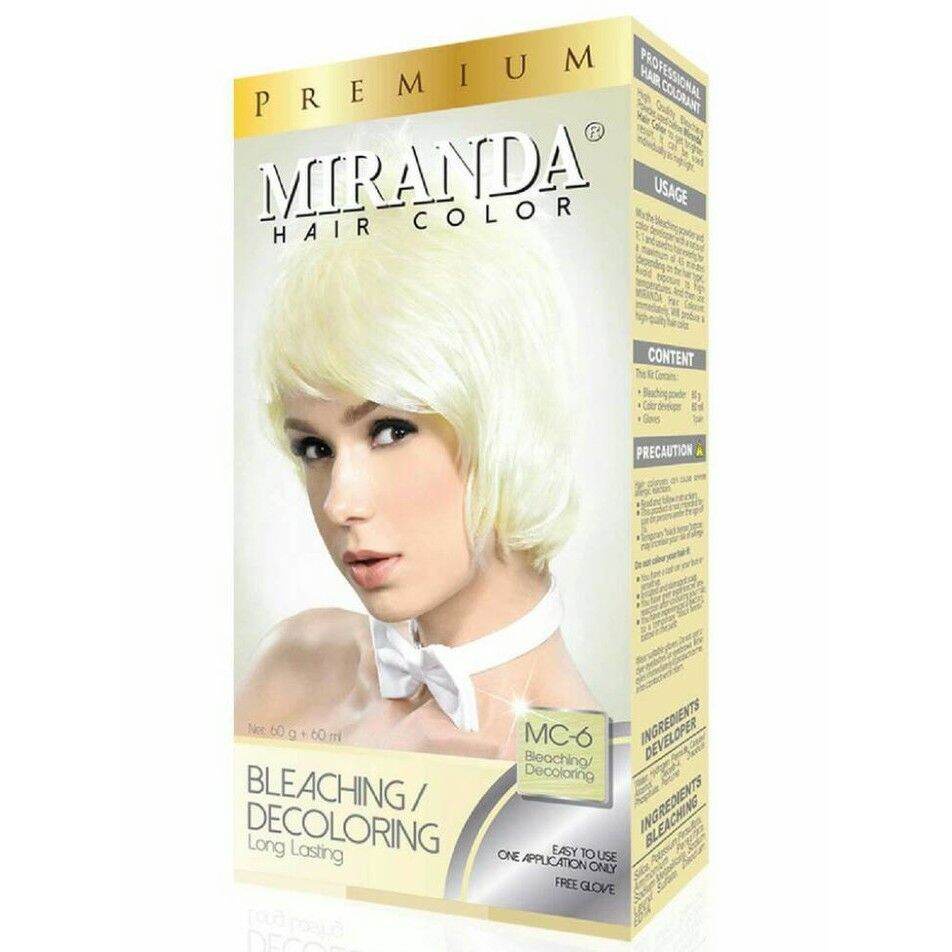 miranda cat rambut / miranda pewarna rambut ( warna lengkap )