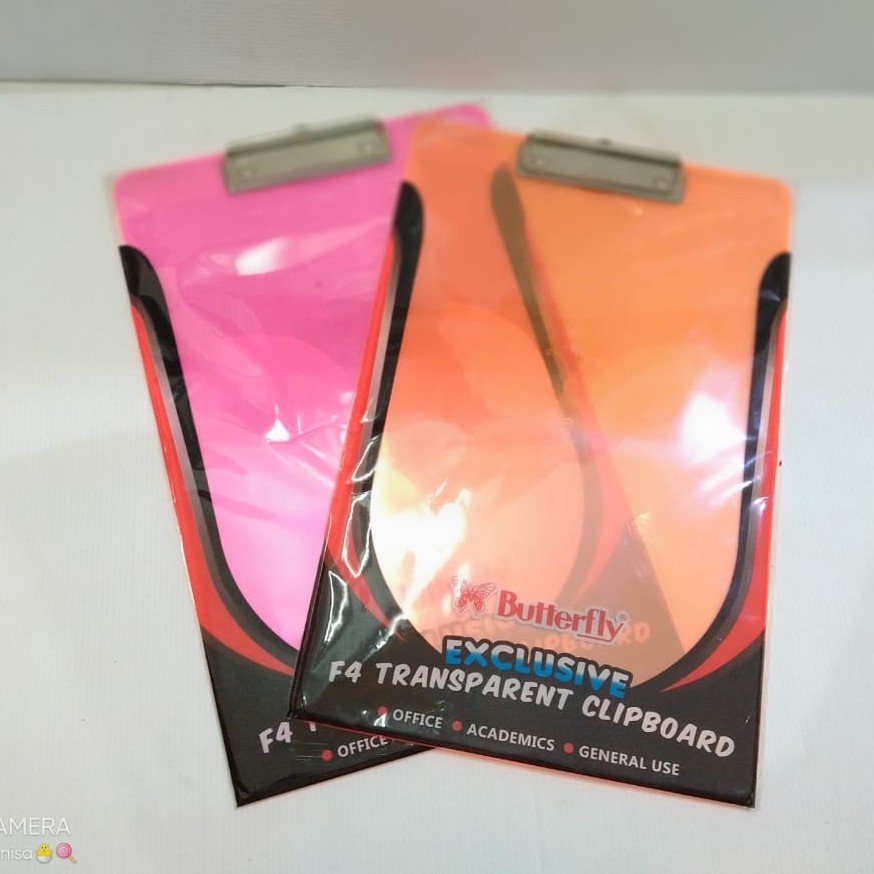 

Clipboard - Papan Jalan - Tatakan Ujian Butterfly