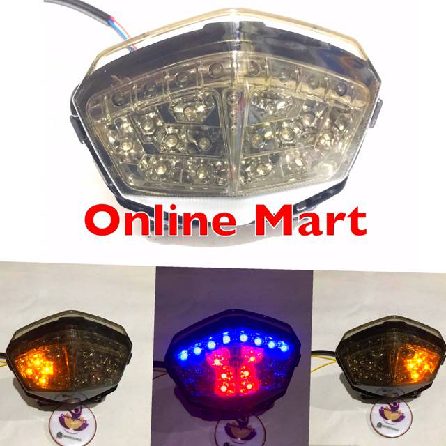 Lampu stop led ninja ninja RR new plus sen lampu belakang