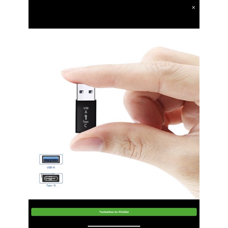 OTG Adapter Converter USB 3.0 Female USB Type-C Connector Universal