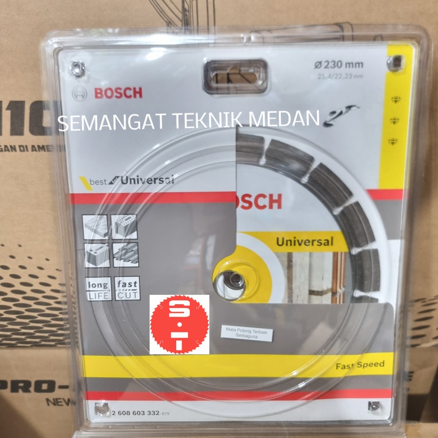 332 MATA POTONG KERAMIK DIAMOND WHEEL CUTTER UNIVERSAL DRY 9" BOSCH