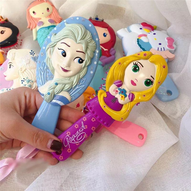 Sisir Anak dan Bayi 3D Karakter Princess Premium