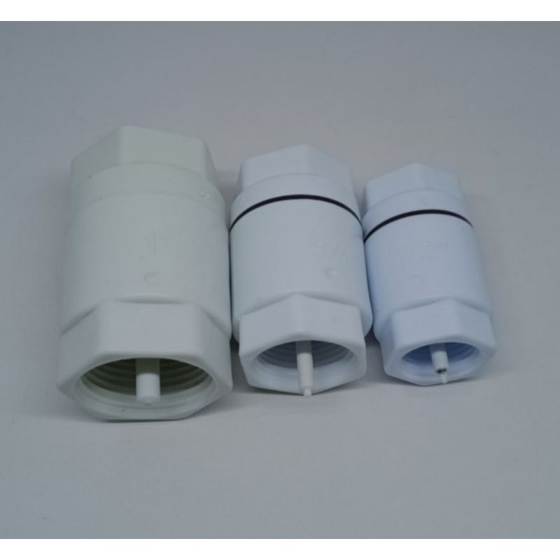 Foot klep valve tusen klep valve saringan pompa air pvc plastik 1/2 3/4 1 inch